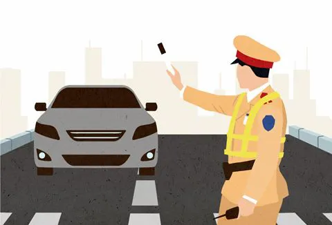 1. Số tiền phạt đối với việc bỏ chạy sau khi cảnh sát giao thông yêu cầu dừng xe