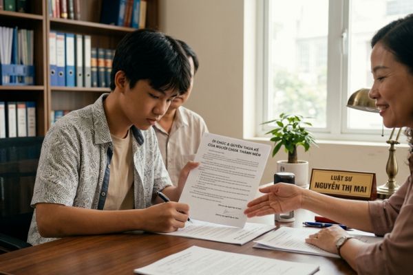 Di chúc và quyền thừa kế của người chưa thành niên