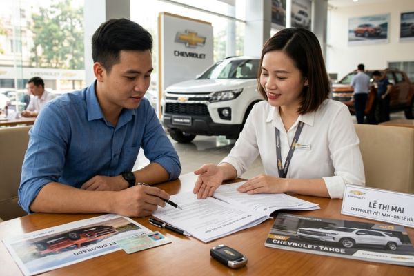 Hợp đồng mua bán xe Chevrolet