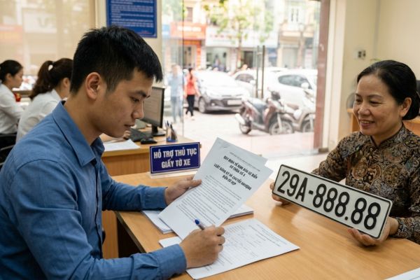 Quy định về mua bán xe biển số chứa số 8